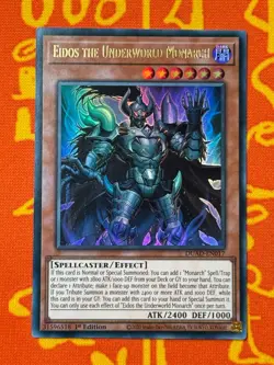YUGIOH EIDOS THE UNDERWORLD MONARCH ULTRA RARE 1ST EDITION NM DUAD-EN017 - Image 1