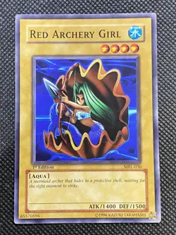 Yugioh! - Red Archery Girl MRL-030 Common 1st Edition Near Mint Magic Ruler - Image 1