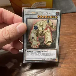 Yugioh Colossal Fighter RA03-EN200 1st Edition Platinum Secret Rare NM - Image 3