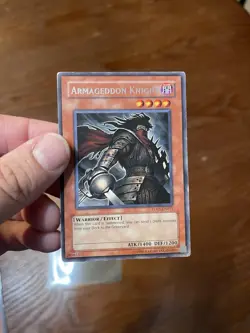 Yu-Gi-Oh! Armageddon Knight TU01 Rare Limited Edition - Image 2
