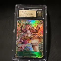 One Piece CCG Jewelry Bonney Op12-118 Alternate Art CGC PRISTINE 10 - Image 1