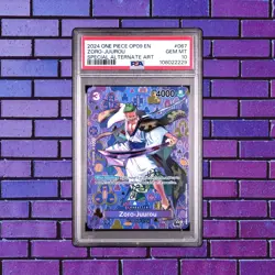 One Piece Zoro-Juurou SP Alt Art OP05-067 Emperors in the New World OP09 PSA 10 - Image 1