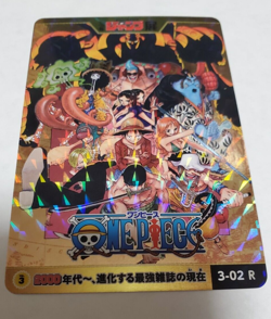 One Piece #3-02R Prism 50th Anniversary Weekly Shonen Jump Japanese - Image 1