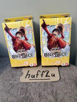 Lot Of 2 Box One Piece Egghead ENGLISH Starter Deck ST-29 SEALED NEW Ships Now - Image 1
