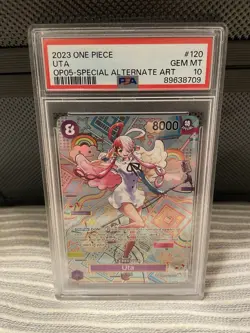 2023 One Piece Uta OP02-120 Special Alternate Art PSA 10 Gem Mint - Image 1