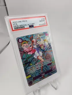 2023 One Piece Uta OP02-120 Special Alternate Art PSA 10 Gem Mint - Image 2