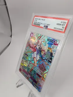 2023 One Piece Uta OP02-120 Special Alternate Art PSA 10 Gem Mint - Image 3