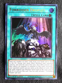 Forbidden Droplet (Ultra Rare, BLMM-EN171, 1st Edition) [Mint] Yugioh card - Image 1