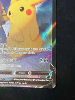 Red Pikachu V TG16/TG30 Lost Origin Alternate Art Rare Pokemon Card Misprint V43 - Image 4