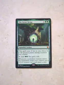 MTG the Great Henge Throne of Eldraine Mythic Card 161/269 Regular - Image 1