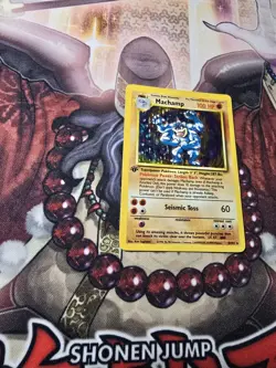 Pokemon TCG Cards 1st Edition Machamp 8/102 Base Set Holo Rare MP - Image 3