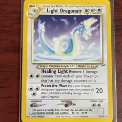 Pokemon TCG Light Dragonair Neo Destiny 22/105 Non-Holo Rare Card NM - Image 2