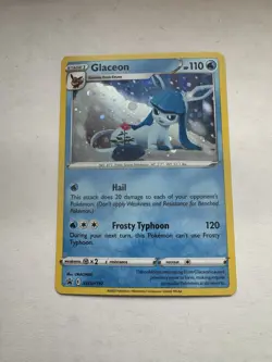 Pokemon: Glaceon SWSH192 Brilliant Stars Black Star Promo Card - Image 1