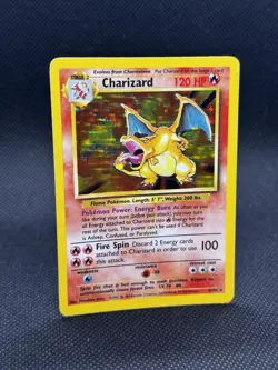 Pokemon TCG Charizard 1999 Holo Rare Card 4/102 Base Set Unlimited SUPER CLEAN - Image 4