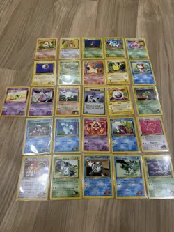 Lot Of 26 First Edition Pokemon Cards - Image 1