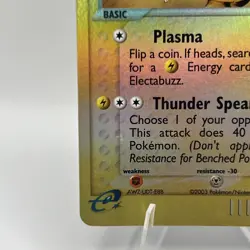 Electabuzz 35/100 Sandstorm Reverse Holo LP - Pokemon card - Image 5