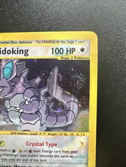 Crystal Nidoking Aquapolis 150/147 NM EREADER Holo Ungraded Pokemon Card - Image 3