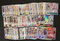 One Piece Rare Foil bulk Card Lot (145+) Rares , Foils Only - Image 1
