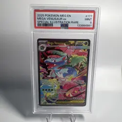 PSA 9 Mega Venusaur EX Special Illustration Rare Mega Evolution Pokemon Card - Image 1