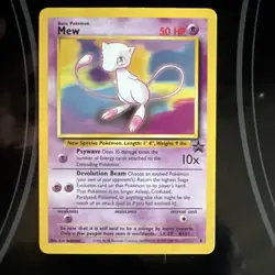 Pokemon Card - Mew #8 WoTC Black Star Promo - Image 1