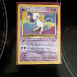Pokemon Card - Mew #8 WoTC Black Star Promo - Image 3