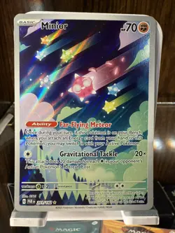 Minior Illustration Rare SV04: Paradox Rift 201/182 - Pokemon TCG Card MINT - Image 1