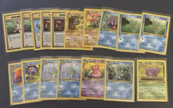 1st Ed Fossil Slowbro, Horsea, and Other WOTC Pokemon Card Lot NM - Image 1
