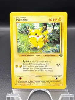 1995 96 99 POKEMON JUNGLE PIKACHU VINTAGE CARD 60/64 RED CHEEKS 50 HP Nintendo - Image 1