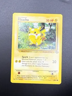 1995 96 99 POKEMON JUNGLE PIKACHU VINTAGE CARD 60/64 RED CHEEKS 50 HP Nintendo - Image 3