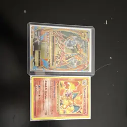 Pokemon TCG Charizard & M Charizard EX full art Foil Card Lot - Image 1