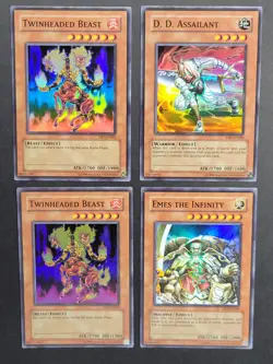 Yugioh Card Lot x 4: Destiny Board Traveler Promo Set + Extra. Super Rares Mint! - Image 1