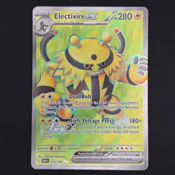 Pokemon TCG Card Electivire EX 212/182 Destined Rivals Ultra Rare Full Art - NM - Image 1