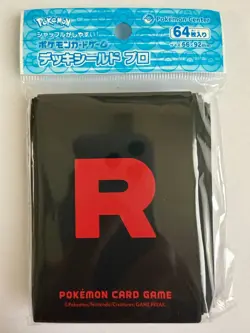 Pokemon Center Japan Team Rocket Card Sleeves 64 ct US SELLER - Image 1