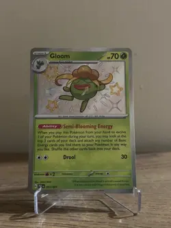 Pokemon Gloom TCG Card 093/091 Paldean Fates Baby Shiny Rare NM Condition - Image 1