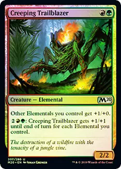 Creeping Trailblazer FOIL Core Set 2020 / M20 NM Uncommon CARD ABUGames - Image 1
