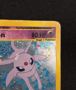 Pokemon Card- Espeon-Aquapolis-Holo-H9/H32-Rare-ENG - Image 2