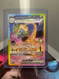 Pokemon TCG Card Alolan Exeggutor ex 242/191 Sv08 Surging Sparks SIR - NM - Image 1