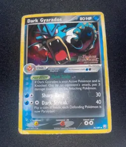 Pokemon Card-Dark Gyarados-Ex Rocket Returns-Holo-36/109-ENG-STAMPED-Very Played - Image 1