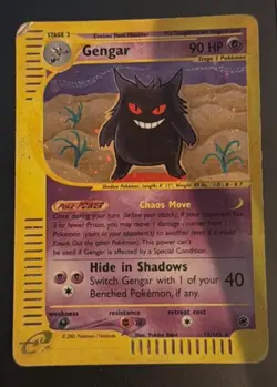 Pokemon Card- Gengar-Expedition-Holo-13/165-Rare-NoCrystal-ENG-Very Played - Image 3