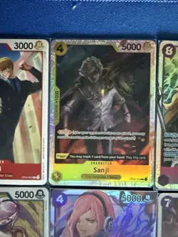 Vinsmoke Family One Piece TCG 21-card mixed lot Sanji/Reiju/Judge SRs+much more - Image 3