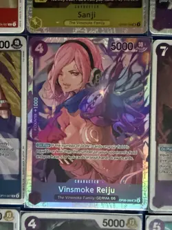 Vinsmoke Family One Piece TCG 21-card mixed lot Sanji/Reiju/Judge SRs+much more - Image 4