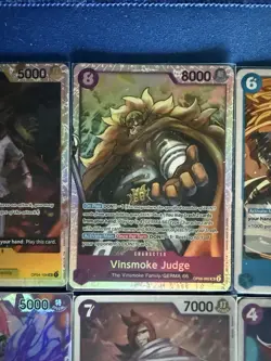 Vinsmoke Family One Piece TCG 21-card mixed lot Sanji/Reiju/Judge SRs+much more - Image 5