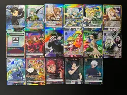 Union Arena JP Foil Card Lot - JJK SAO HxH Slime - Image 1