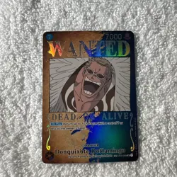 Donquixote Doflamingo ST03-009 Wanted Poster SP Rare One Piece Card English - Image 1