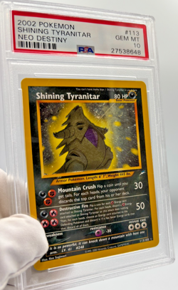 Pokemon Cards - PSA 10 Shining Tyranitar 113/105 - Neo Destiny - GEM MT - PSA10 - Image 3