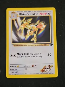 Pokemon TCG Blaine's Dodrio Gym Challenge 32/132 Unlimited Uncommon Card - Image 1