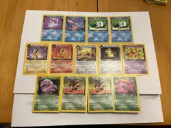 Vintage Pokemon Team Rocket “Dark” Card Lot - 11 Cards - Dark Eeveelutions - Image 2