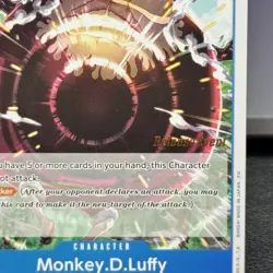 Monkey.D.Luffy - (058) OP11-058 A Fist of Divine Speed Release Event Card NM/M - Image 3
