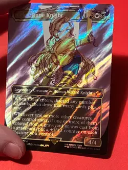 Celes, Rune Knight - Surge Foil - Borderless - MTG Commander: FINAL FANTASY - Image 4