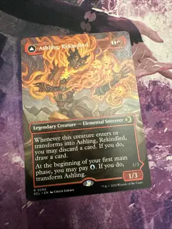 Ashling Rekindled MTG ECL Lorwyn Eclipsed Rare 290 Borderless NM - Image 1